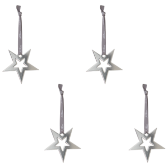 Julestjerner i sølv AIRies julepynt